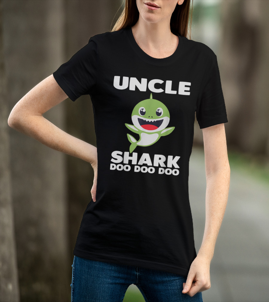 UNCLE SHARK DOO DOO DOO Baby Shark Song Inspired T-Shirt
