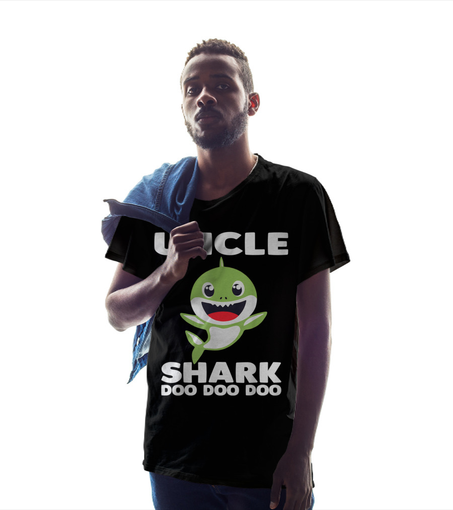 UNCLE SHARK DOO DOO DOO Baby Shark Song Inspired T-Shirt