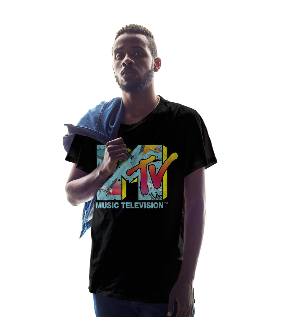 MTV Music Television Vibrant Retro 80s T-Shirt
