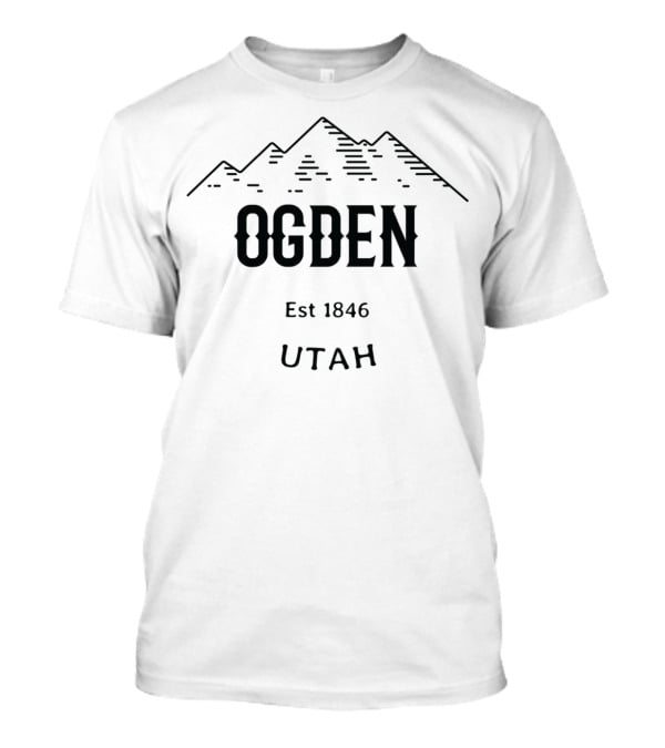 Ogden Utah Est 1846 Vintage Rocky Mountains T-Shirt
