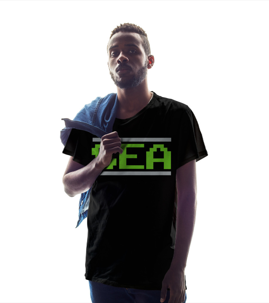 Seattle Football Classic Sea Video Game Font T-Shirt
