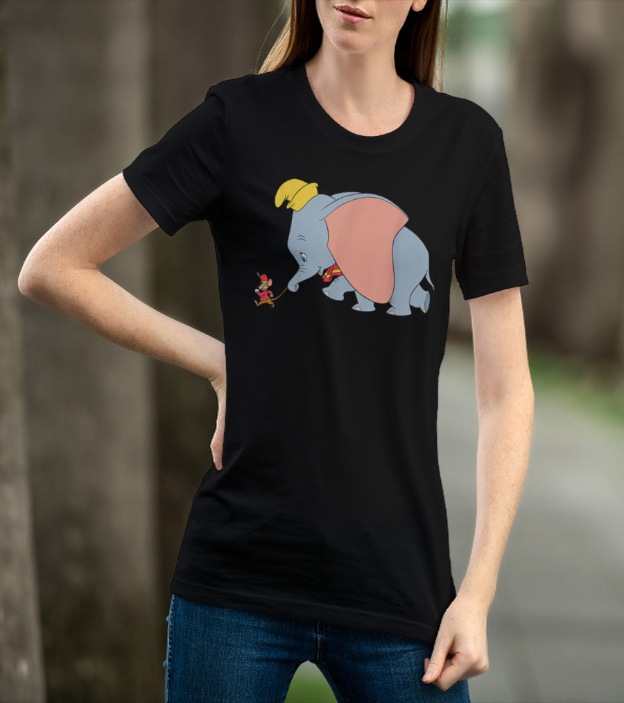 Disney Classic Dumbo Timothy Q Mouse Vintage Style Iconic Characters T-Shirt