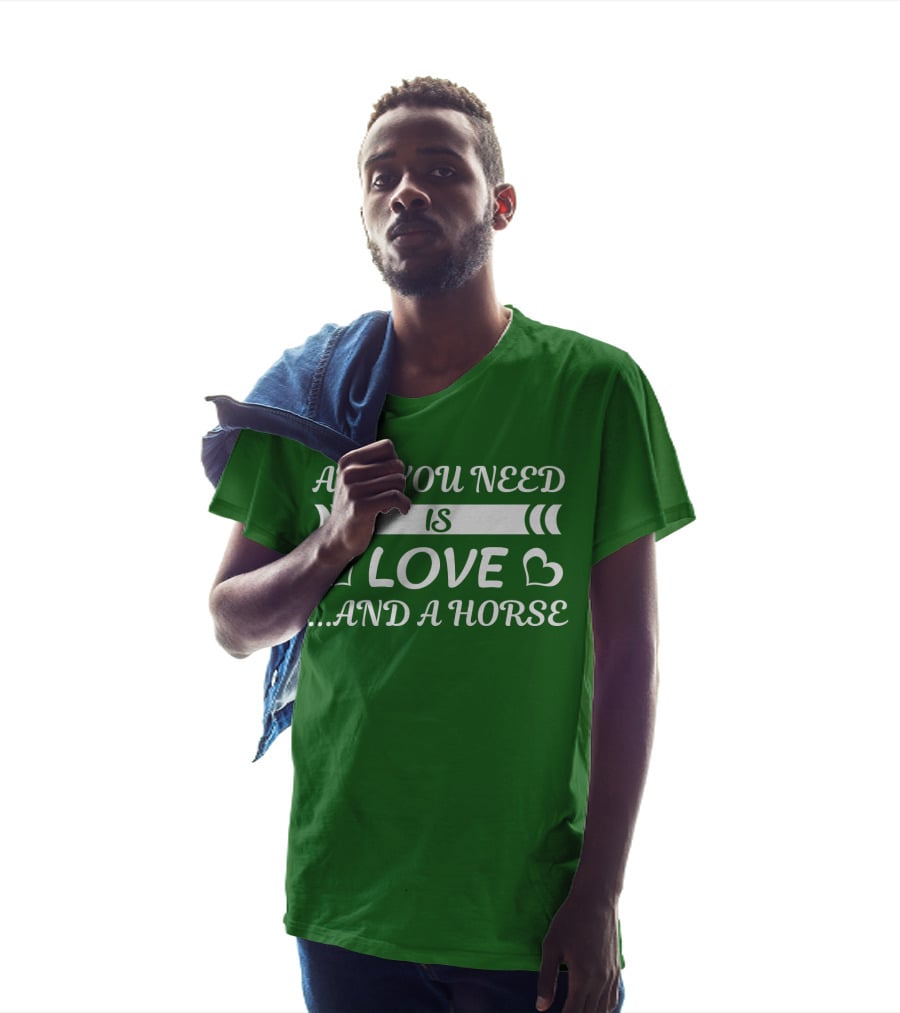 All You Need Is Love And A Horse All I Want For Christmas Are Gains T-Shirt