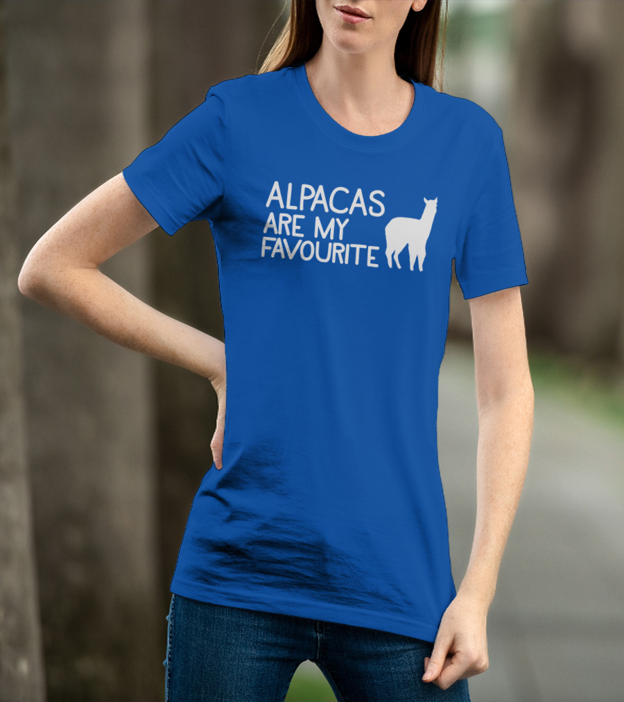 Alpacas Are My Favourite T-Shirt