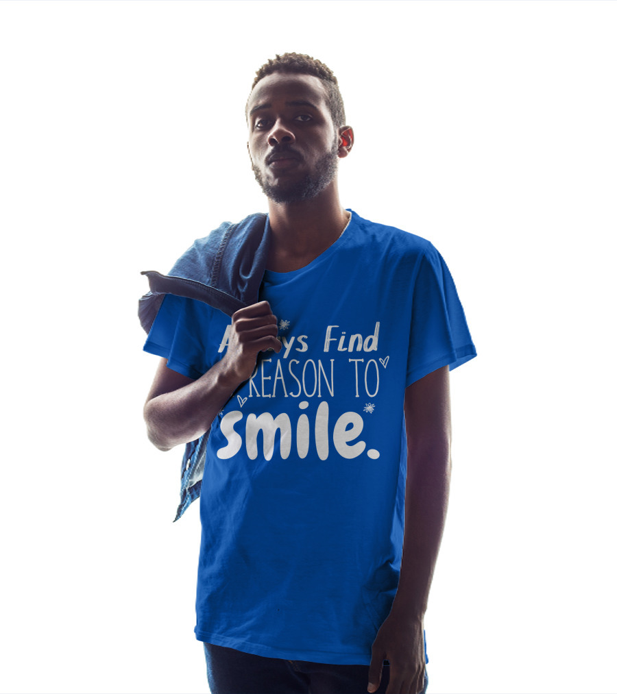 Always Find A Reason To Smile Hearts And Stars T-Shirt