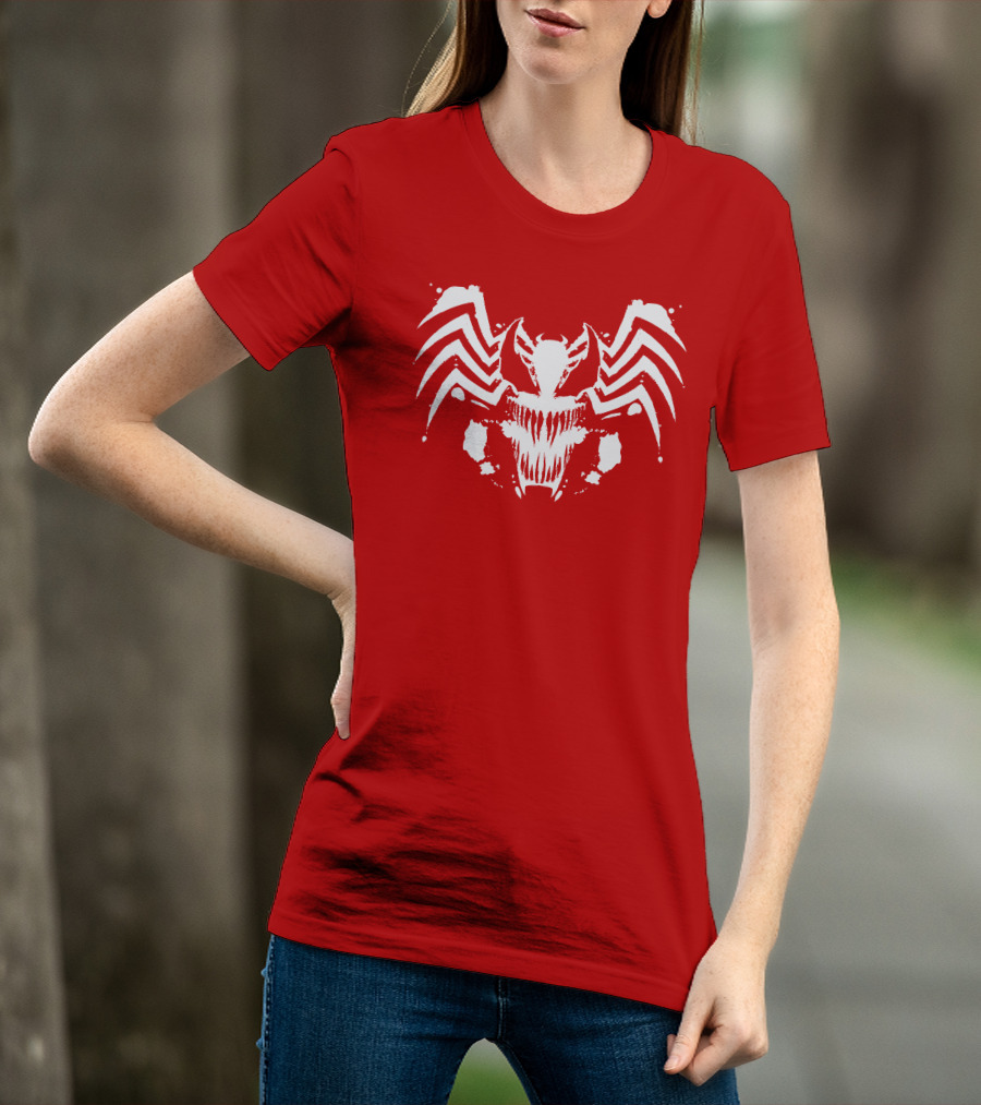 Venom Symbiote Rorschach Style Mask T-Shirt