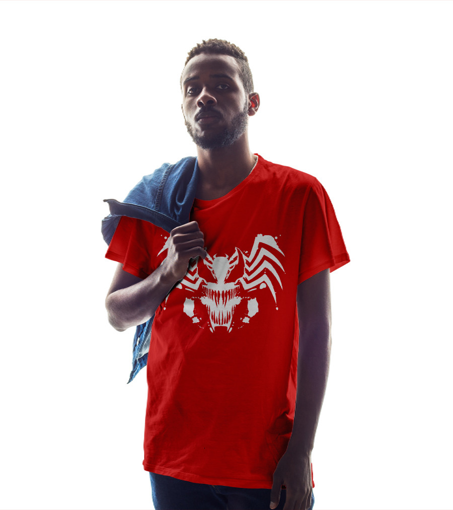 Venom Symbiote Rorschach Style Mask T-Shirt