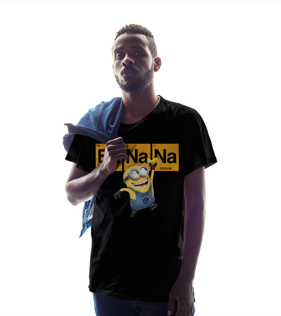 Despicable Me Minions Ba Na Na Elemental Square Happy T-Shirt