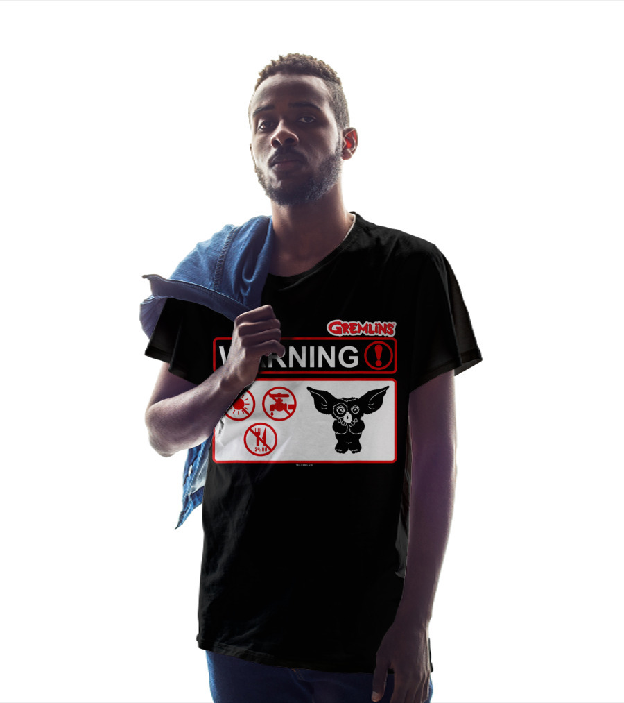 Gremlins Warning Sign Icons Gizmo T-Shirt