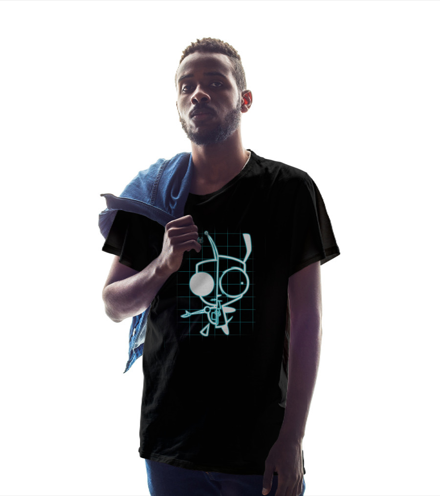 Nickelodeon Invader Zim GIR X-Ray Schematic T-Shirt