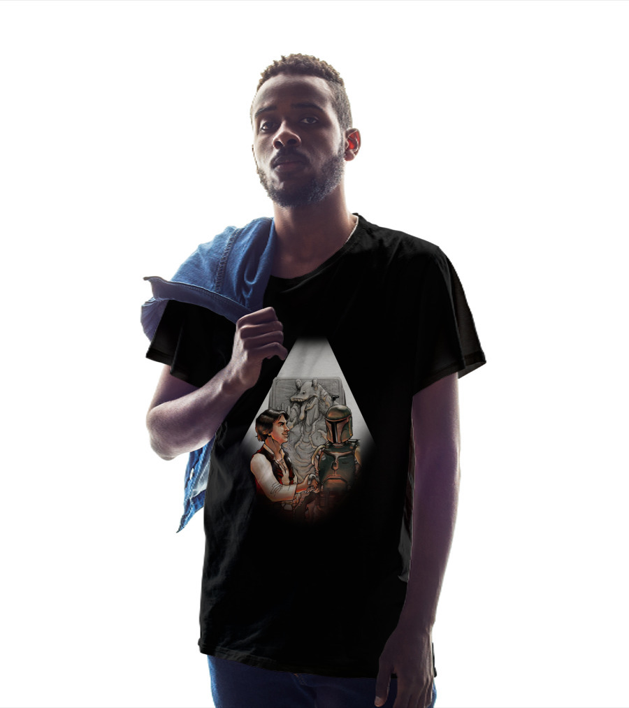 Dark Compromise Boba Fett Han Solo Star Wars Jabba The Hutt Carbonite T-Shirt