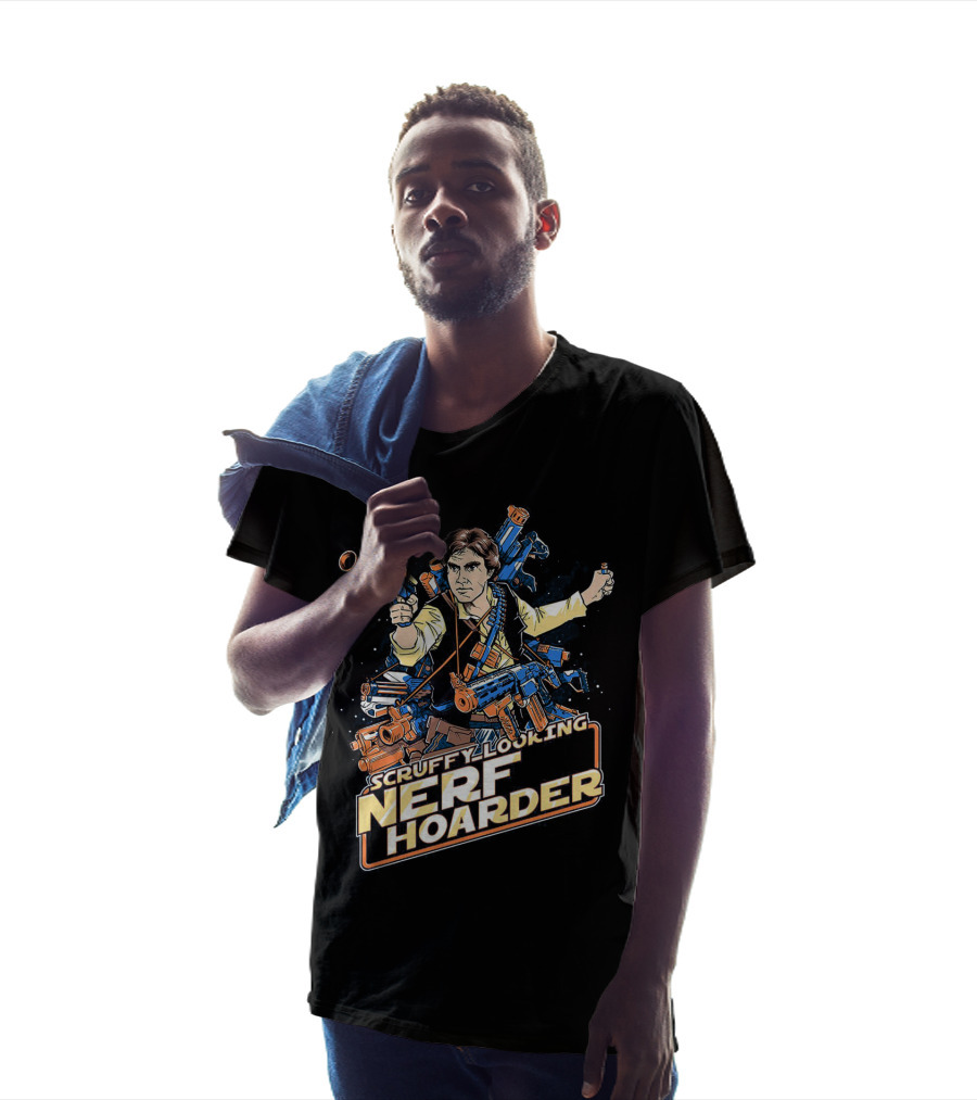 Scruffy Looking Nerf Hoarder Han Solo Star Wars T-Shirt