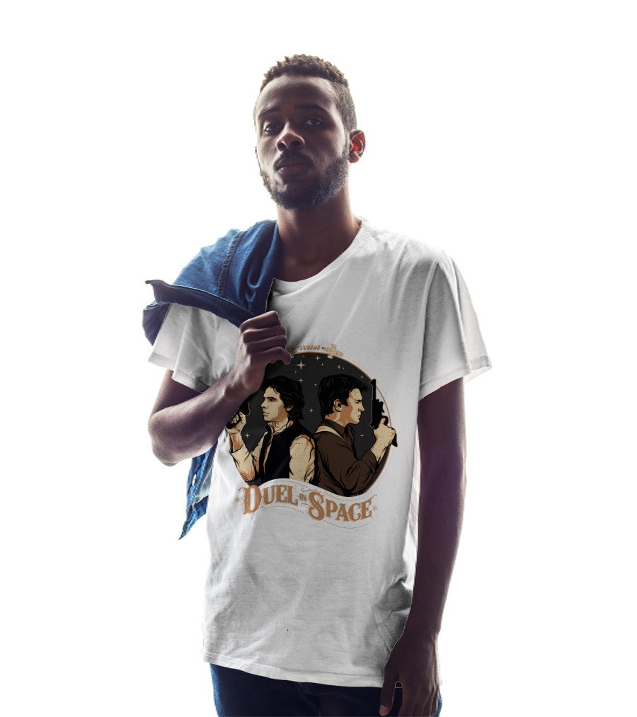 Duel In Space Versus Han Solo Star Wars T-Shirt