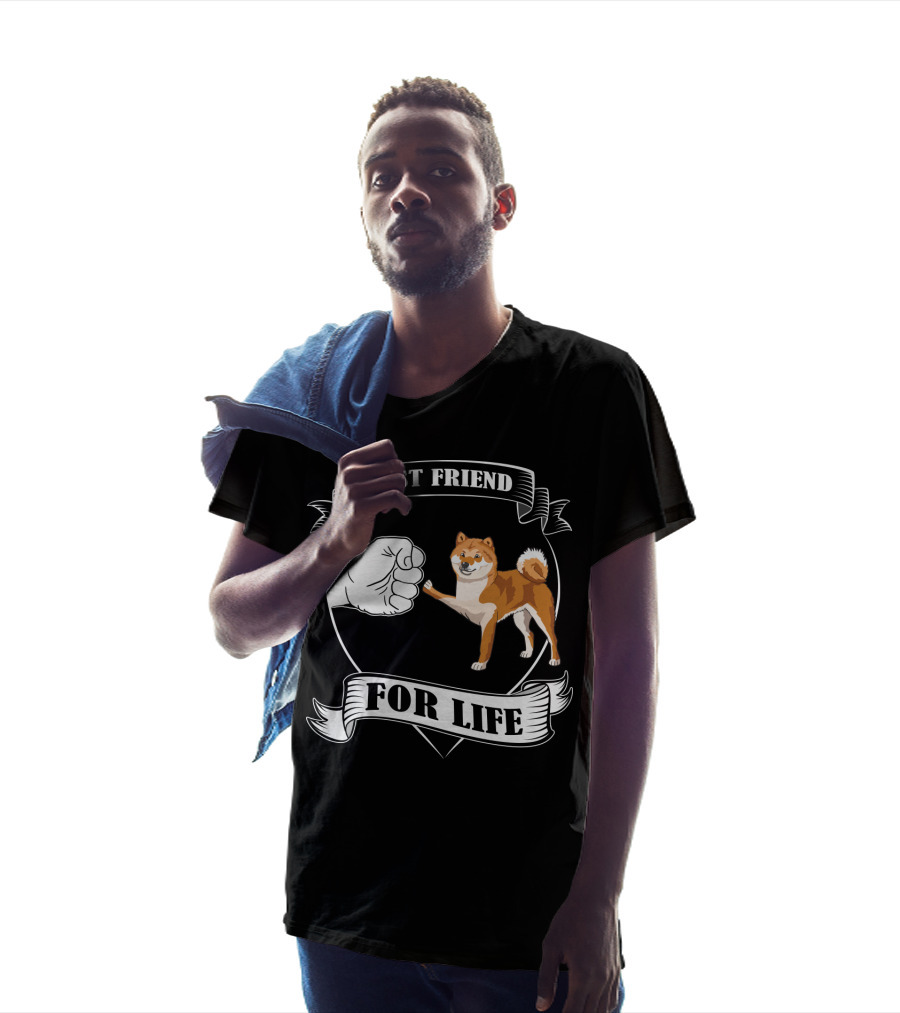 Best Friend For Life Dog Paw Bump T-Shirt