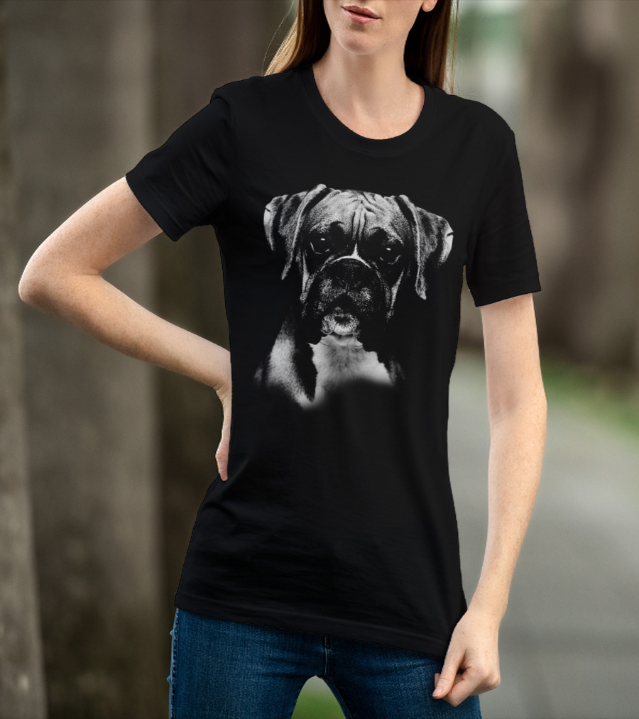 Boxer Dog Portrait Close-Up T-Shirt
