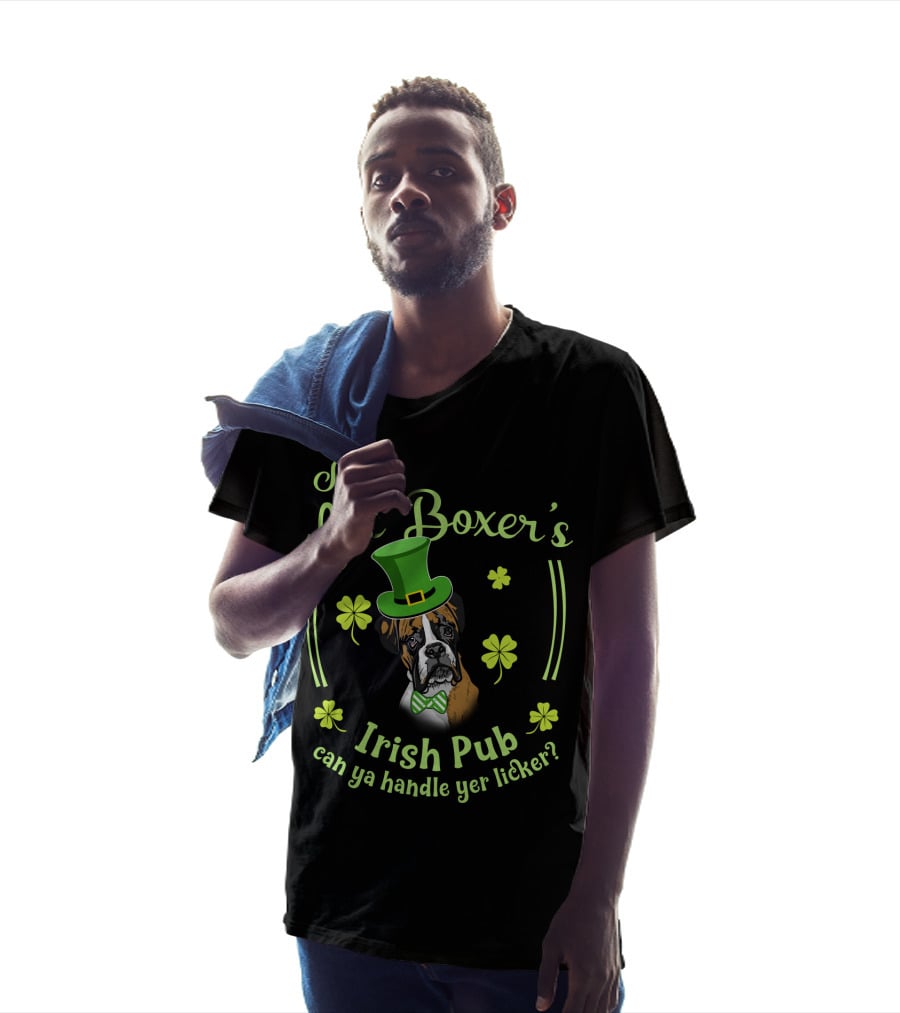 Shorty Mc Boxer's Irish Pub Can Ya Handle Yer Licker T-Shirt