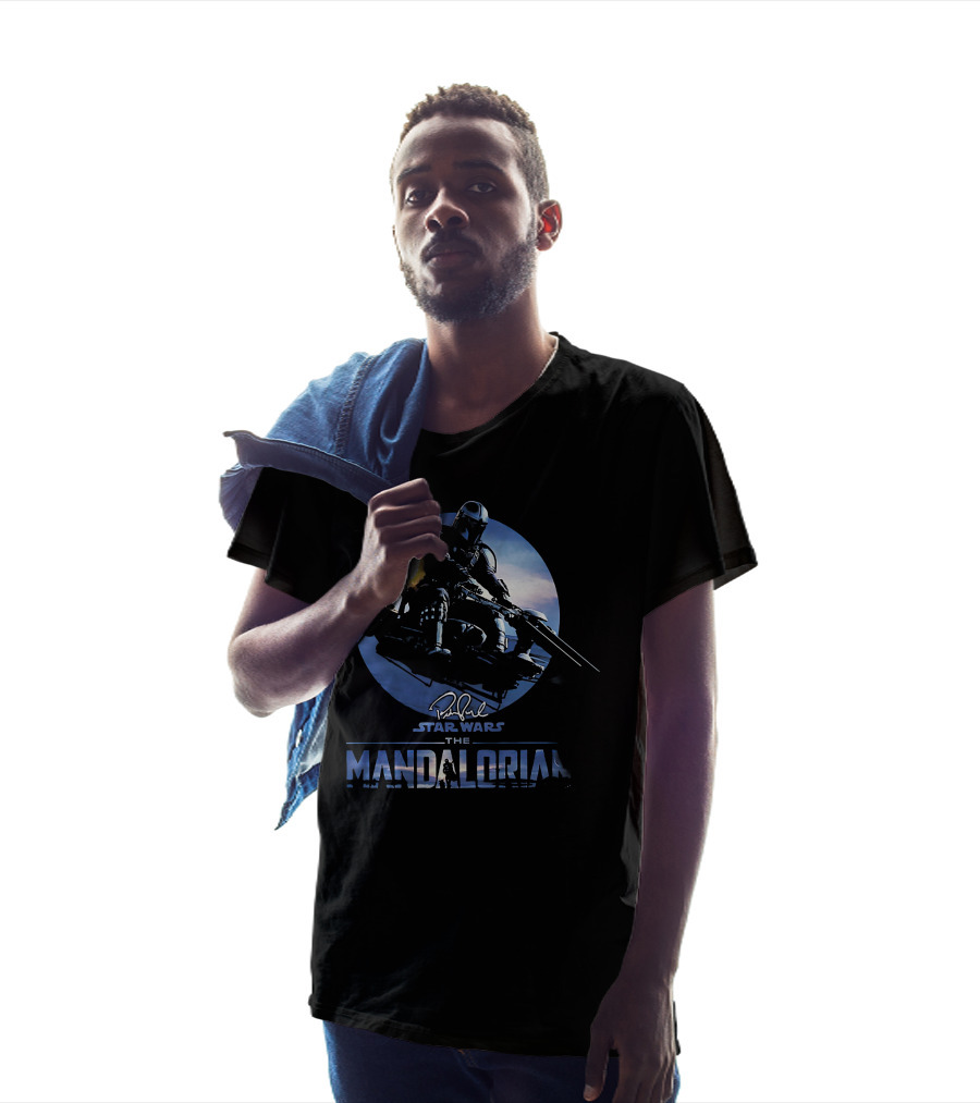 Star Wars The Mandalorian Mando Wild Ride Signature T-Shirt