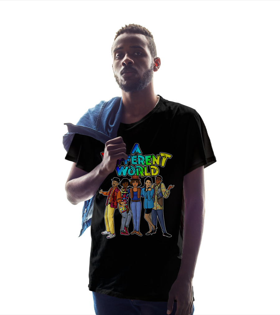 A Different World Colorful Retro Cast T-Shirt
