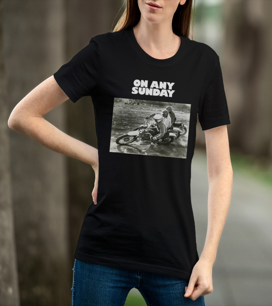 On Any Sunday Motorcycle Racing Classic Scene T-Shirt