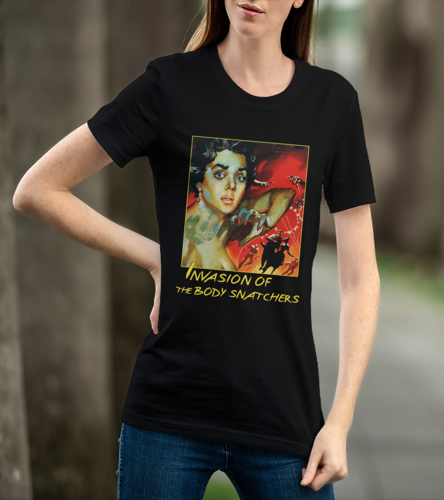 Invasion Of The Body Snatchers 1978 Classic Horror Movie Cover T-Shirt
