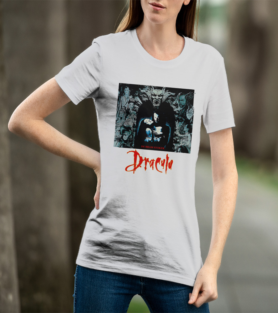 Dracula De Bram Stoker Vampire Collage 1992 T-Shirt