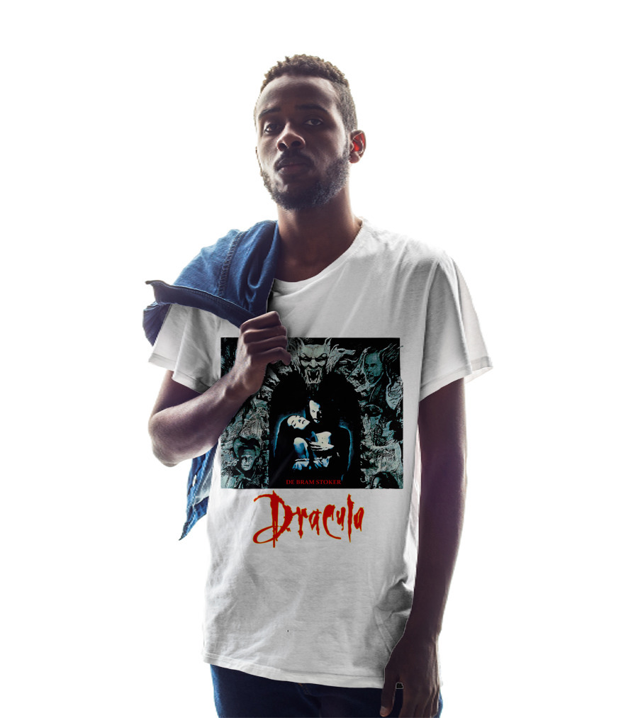 Dracula De Bram Stoker Vampire Collage 1992 T-Shirt