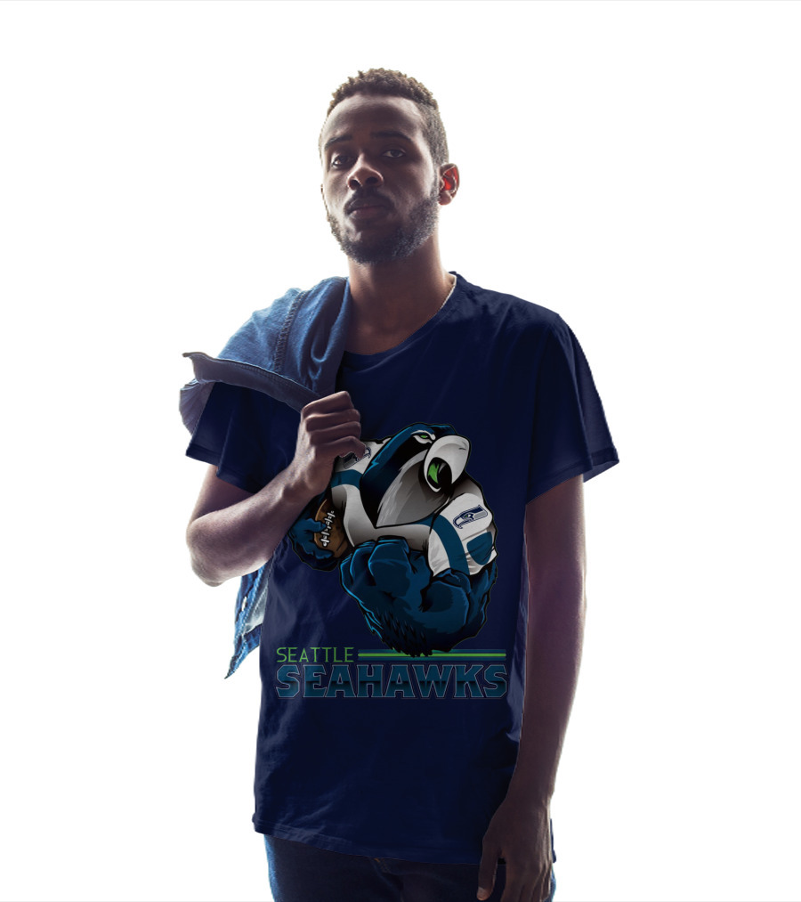 Seattle Seahawks Football Hawk Athlete T-Shirt