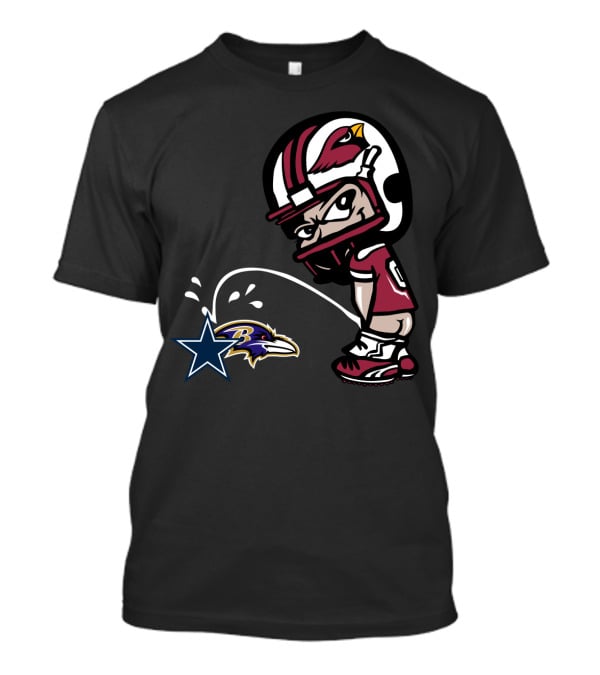 Arizona Cardinals Dallas Cowboys Baltimore Ravens T-Shirt