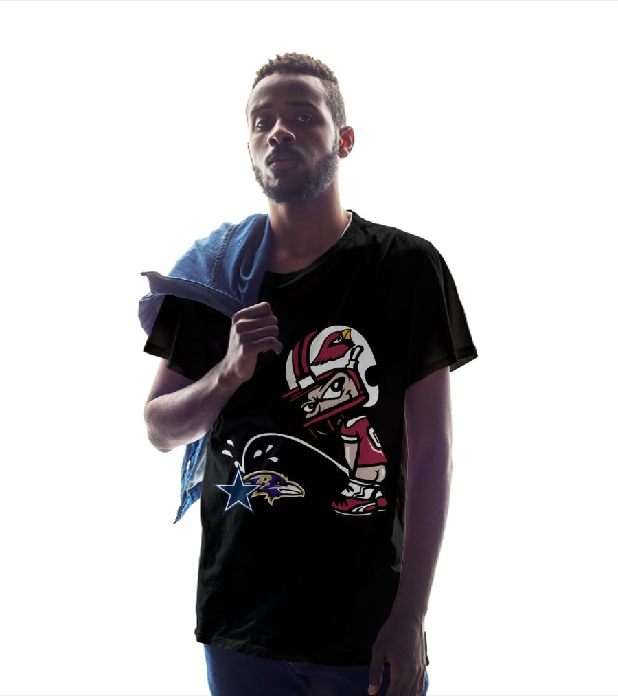 Arizona Cardinals Dallas Cowboys Baltimore Ravens T-Shirt