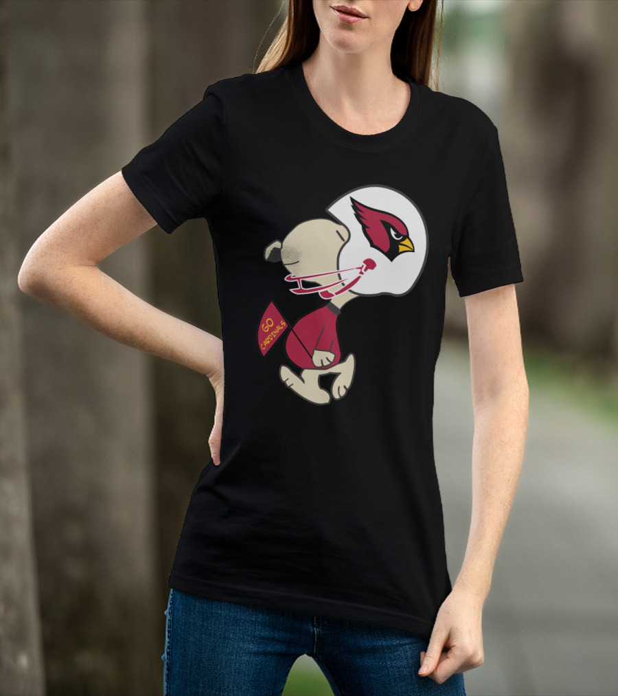 Go Cardinals Fans Helmet T-Shirt