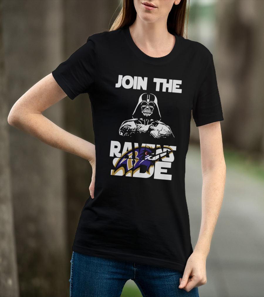 Join The Ravens Side Baltimore Ravens Football Fandom Merchandise T-Shirt
