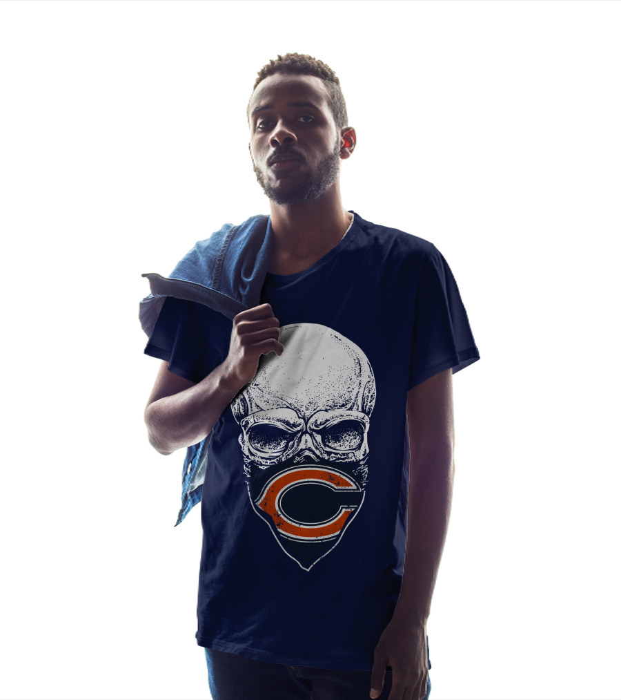 Chicago Bears Skull T-Shirt