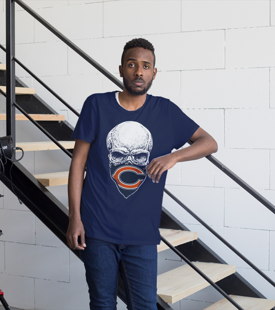 Chicago Bears Skull T-Shirt