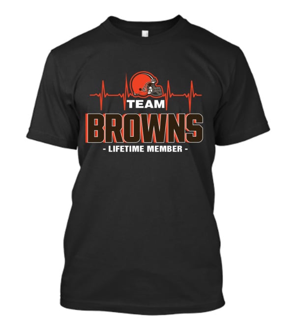 Team Cleveland Browns Lifetime Member T-Shirt