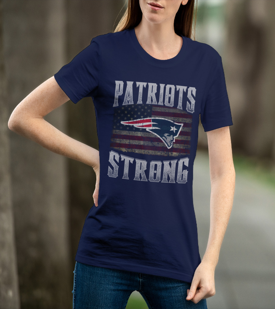 Patriots Strong Flag New England Patriots T-Shirt