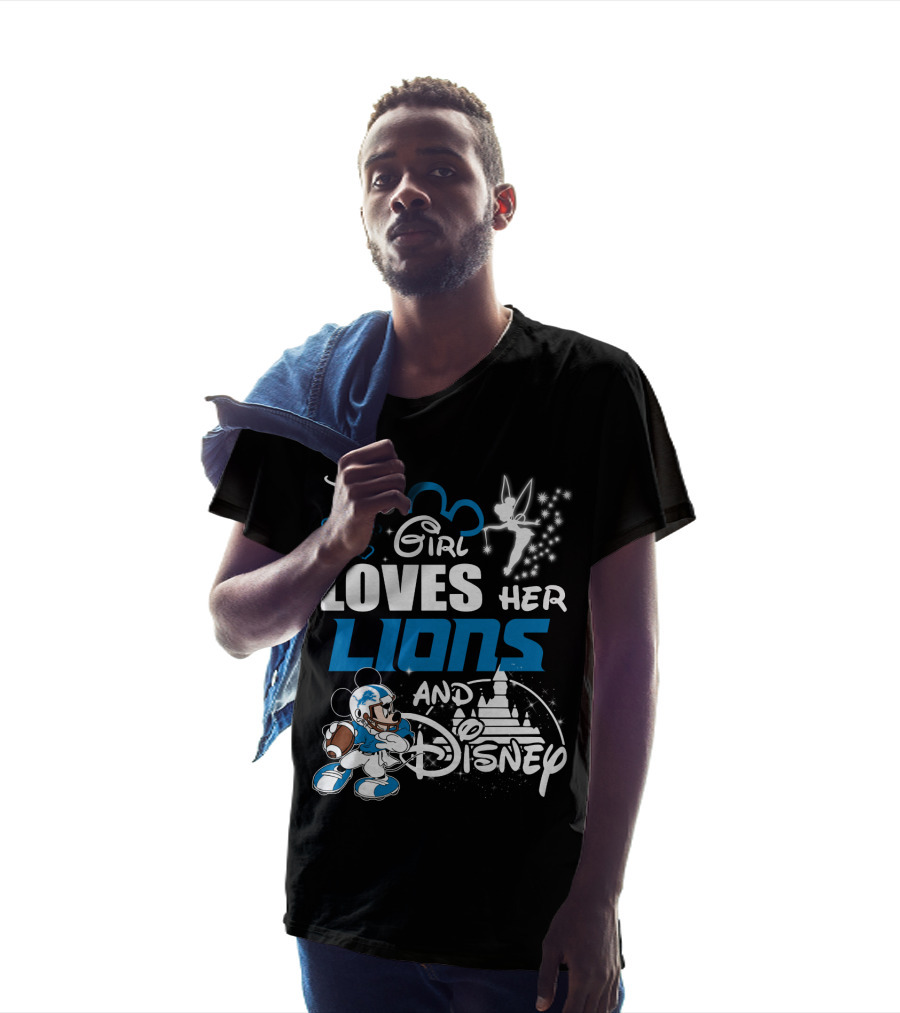 This Girl Loves Her Lions And Disney T-Shirt