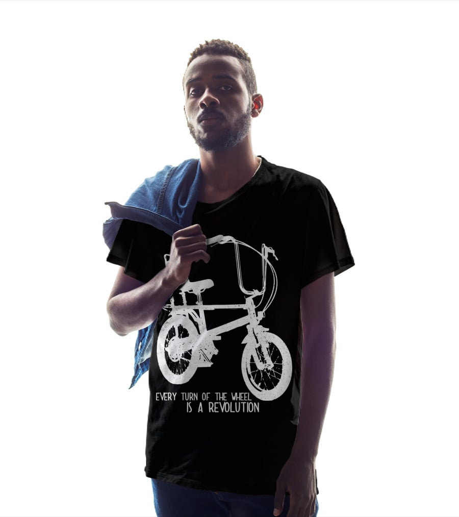Every Turn Of The Wheel Is A Revolution BMX Bicycle T-Shirt
