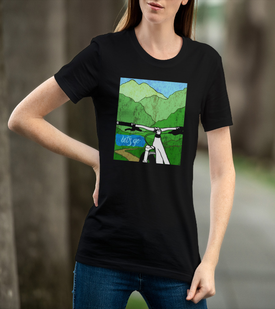 Lets Go Mountain Bike Adventure Trail T-Shirt