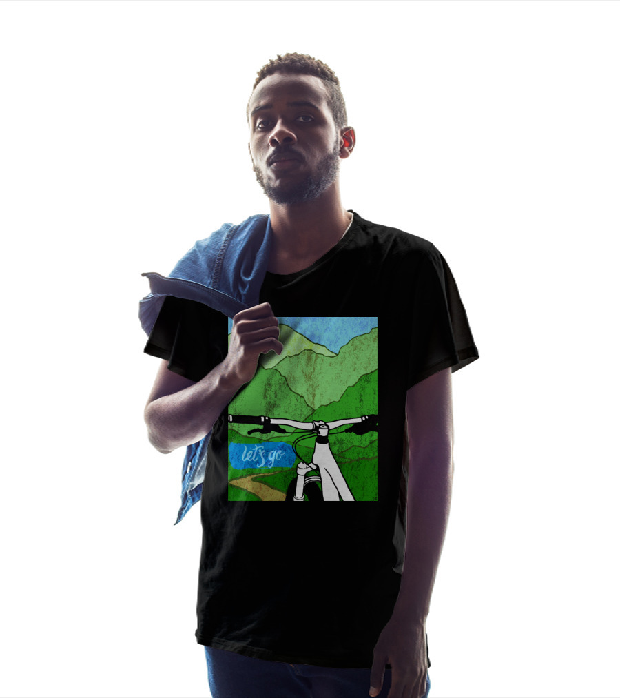 Lets Go Mountain Bike Adventure Trail T-Shirt