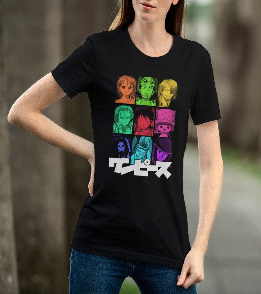 One Piece Crew Characters In Vibrant Colors T-Shirt