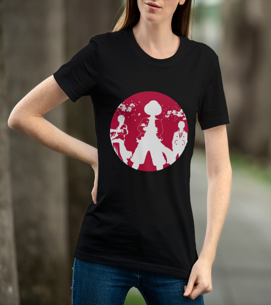 Samurai Champloo Japan Piece Cherry Blossoms Silhouette Scene T-Shirt