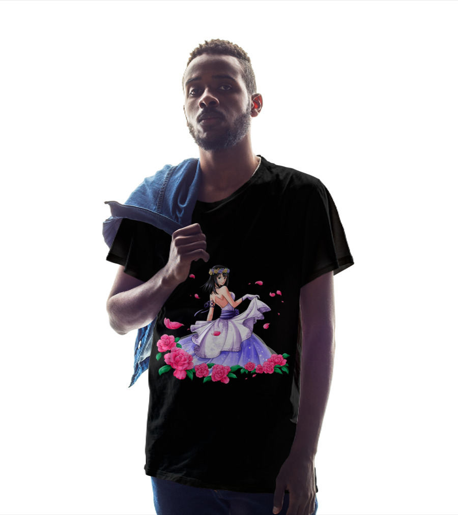 Nico Robin Floral Gown Scene One Piece T-Shirt