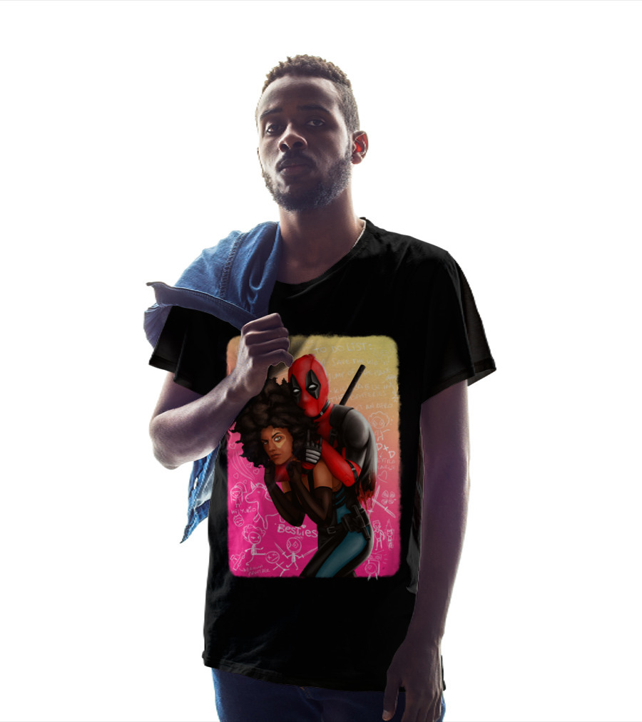 Deadpool And Domino Besties X-Force To Do List T-Shirt