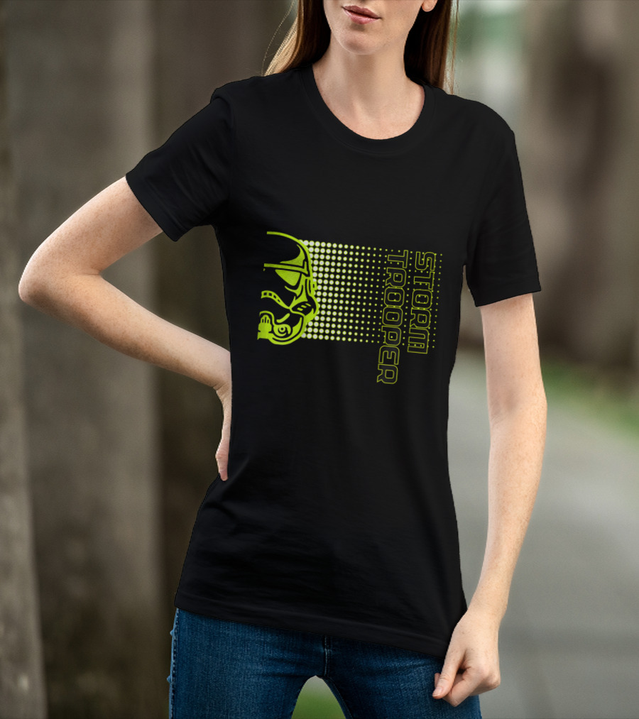 Kids Star Wars Storm Trooper Neon Dot Fade T-Shirt