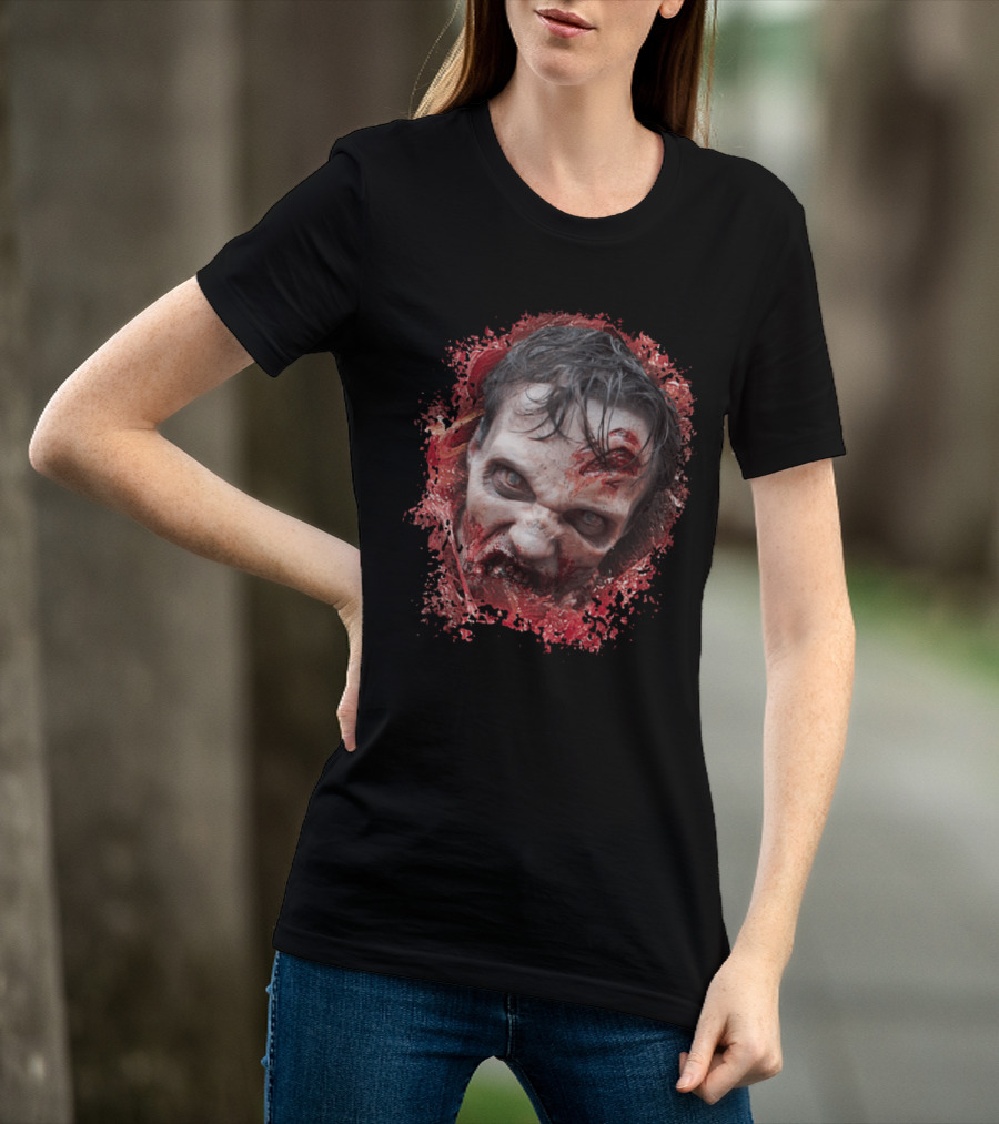 Eat It Zombie Face Splatter Horror T-Shirt