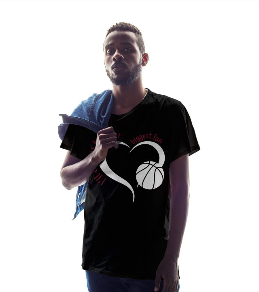 I'll Always Be Your Biggest Fan Basketball Heart T-Shirt