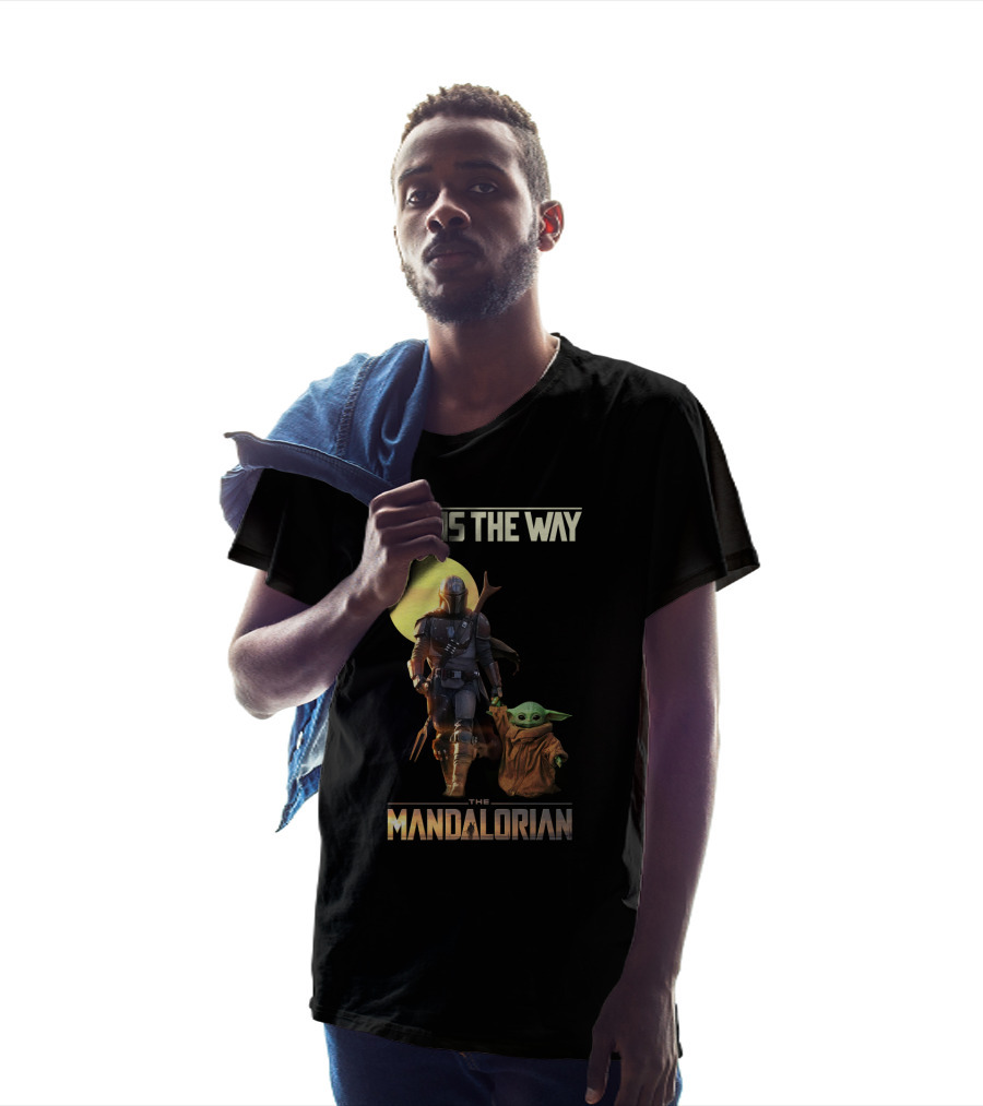 This Is The Way The Mandalorian Warrior And Baby Yoda T-Shirt