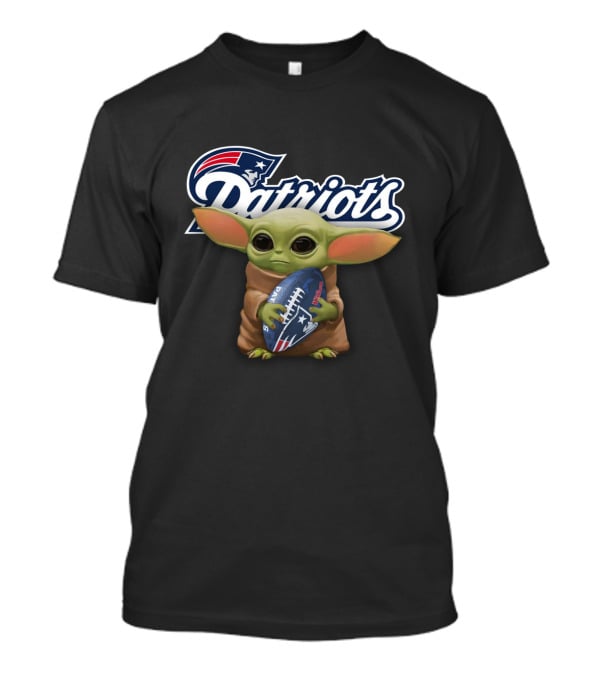 Patriots Football Yoda Grogu Fusion T-Shirt