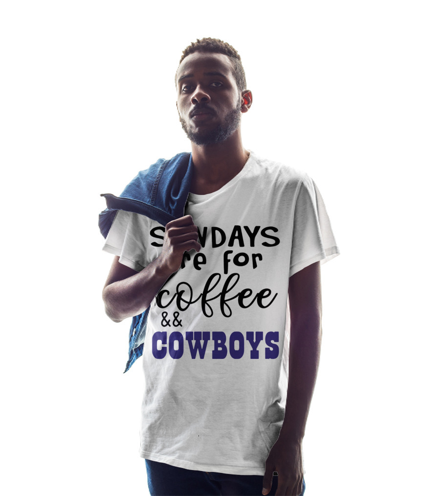 Sundays Are Reserved For Coffee And Cowboys Enthusiasts T-Shirt