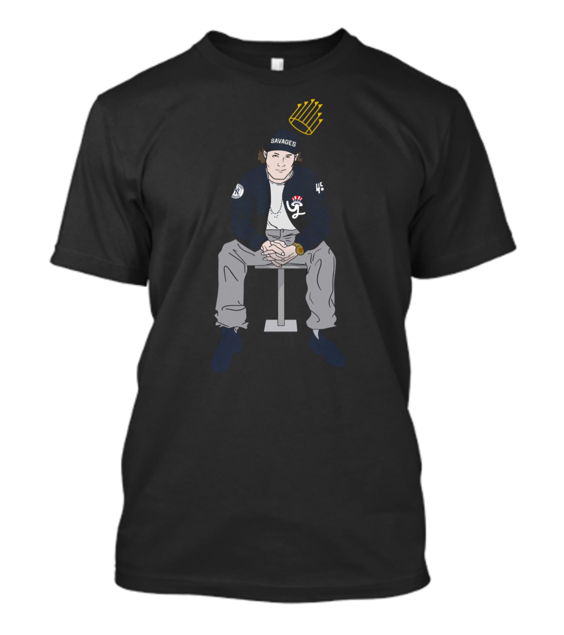 Savages Crown Iconic Streetwear Cole World Chase Dreams T-Shirt